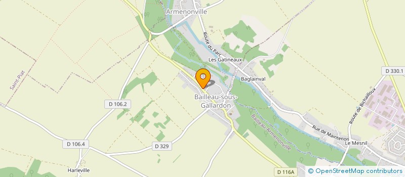 localisation de l'entreprise MONSIEUR DAMIEN DEL SOLE à BAILLEAU-ARMENONVILLE