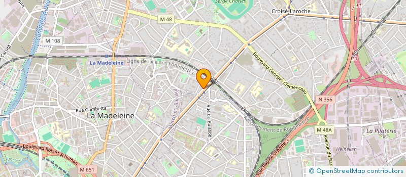 localisation de l'entreprise MONSIEUR DAMIEN DELABRE à MARCQ-EN-BARŒUL