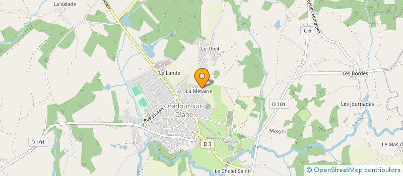 localisation de l'entreprise MONSIEUR DAMIEN DELAGE à ORADOUR-SUR-GLANE