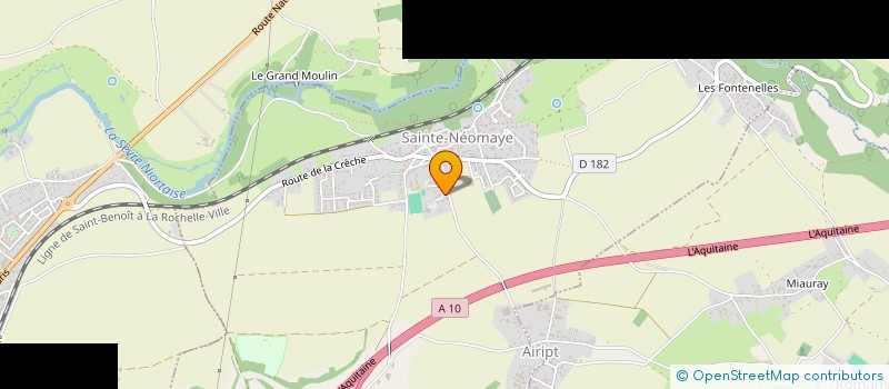 localisation de l'entreprise MONSIEUR DAMIEN DELAVAULT  SAINTE-NEOMAYE