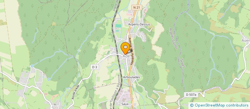 localisation de l'entreprise MONSIEUR DAMIEN DELBURG  ADE