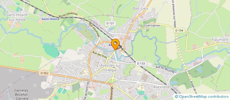 localisation de l'entreprise MONSIEUR DAMIEN DELLATORRE  AVESNES-SUR-HELPE