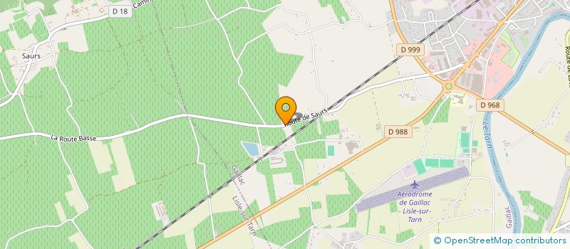 localisation de l'entreprise MONSIEUR DAMIEN DELSUC  GAILLAC