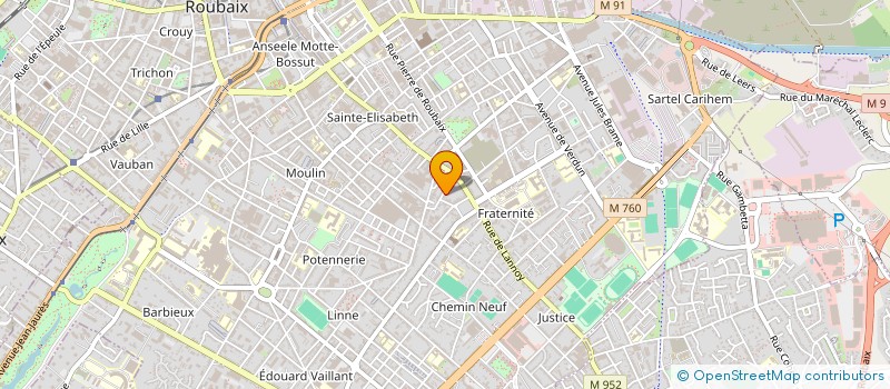 localisation de l'entreprise MONSIEUR DAMIEN DEMAITER à ROUBAIX