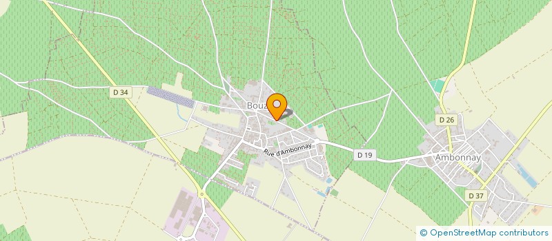 localisation de l'entreprise MONSIEUR DAMIEN DEMERLIER  BOUZY