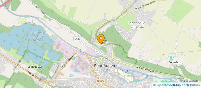 localisation de l'entreprise MONSIEUR DAMIEN DENIS à PONT-AUDEMER