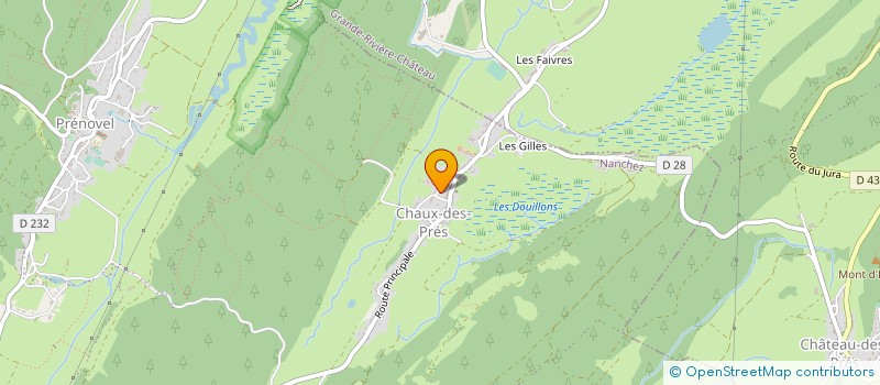 localisation de l'entreprise MONSIEUR DAMIEN DERAMAIX  NANCHEZ