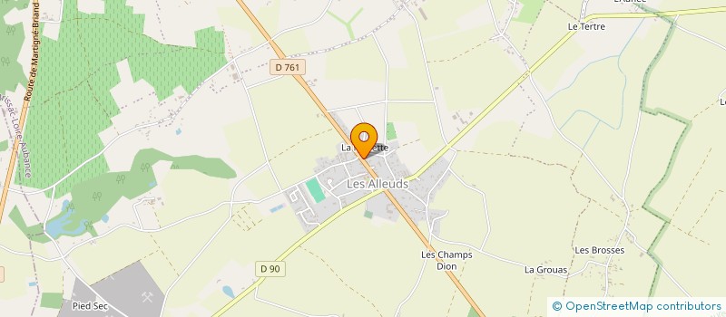 localisation de l'entreprise MONSIEUR DAMIEN DERENNES à BRISSAC LOIRE AUBANCE
