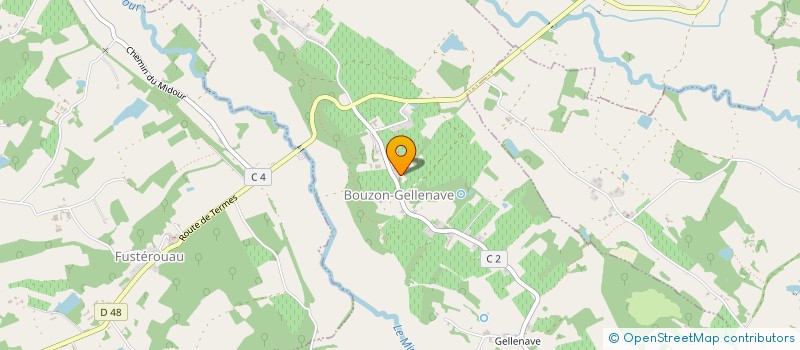 localisation de l'entreprise MONSIEUR DAMIEN DESBARATS  LUPIAC