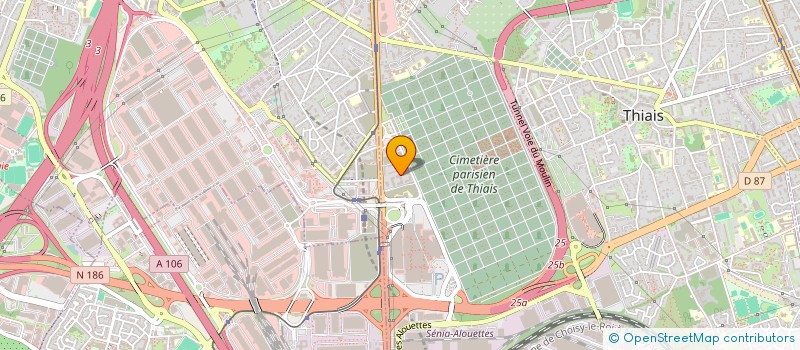 localisation de l'entreprise MONSIEUR DAMIEN DESBONNES  THIAIS