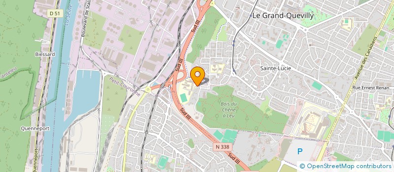 localisation de l'entreprise MONSIEUR DAMIEN DESCHAMPS  LE GRAND-QUEVILLY