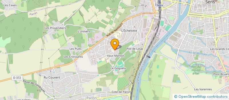 localisation de l'entreprise MONSIEUR DAMIEN DESFOUGERES  PARON