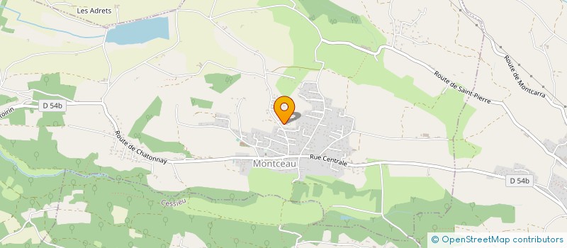 localisation de l'entreprise MONSIEUR DAMIEN DESMARTIN  RUY-MONTCEAU