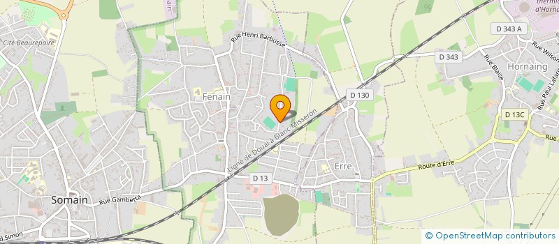 localisation de l'entreprise MONSIEUR DAMIEN DESPLANQUES  FENAIN