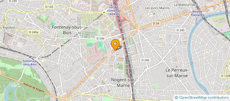 localisation de l'entreprise MONSIEUR DAMIEN DESPLATS à NOGENT-SUR-MARNE