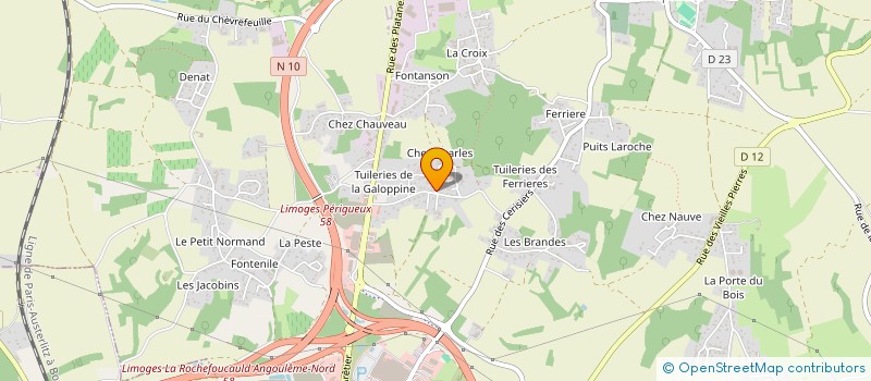 localisation de l'entreprise MONSIEUR DAMIEN DESVARD à CHAMPNIERS