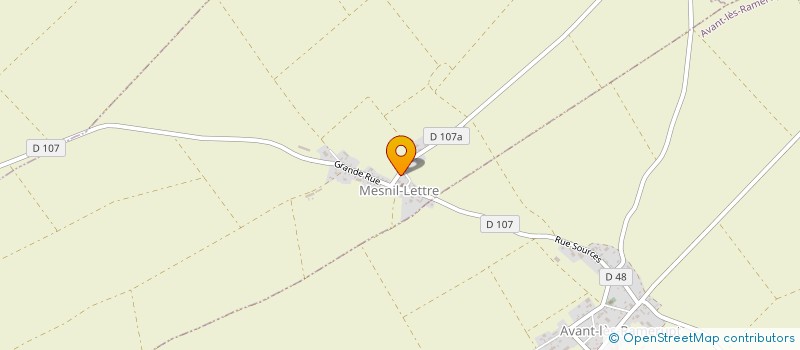 localisation de l'entreprise MONSIEUR DAMIEN DEVIVIER  MESNIL-LETTRE