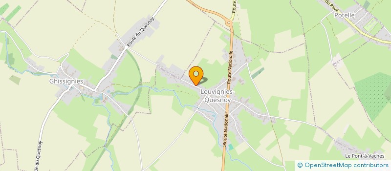localisation de l'entreprise MONSIEUR DAMIEN DEVULDER à LOUVIGNIES-QUESNOY