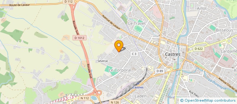 localisation de l'entreprise MONSIEUR DAMIEN DEWALLES  CASTRES