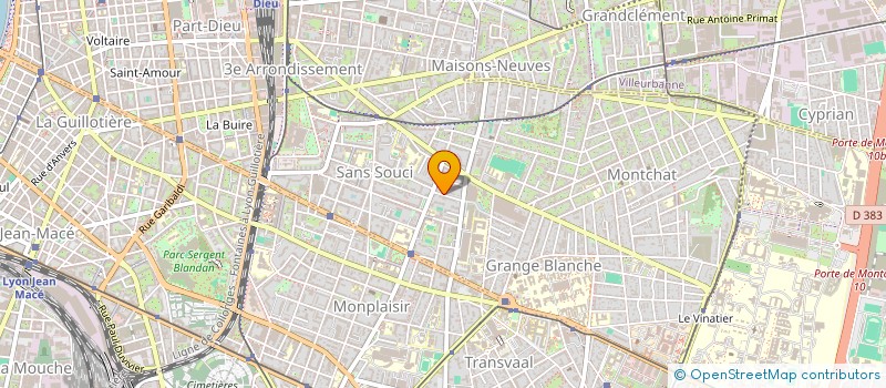 localisation de l'entreprise MONSIEUR DAMIEN DHONDT  LYON