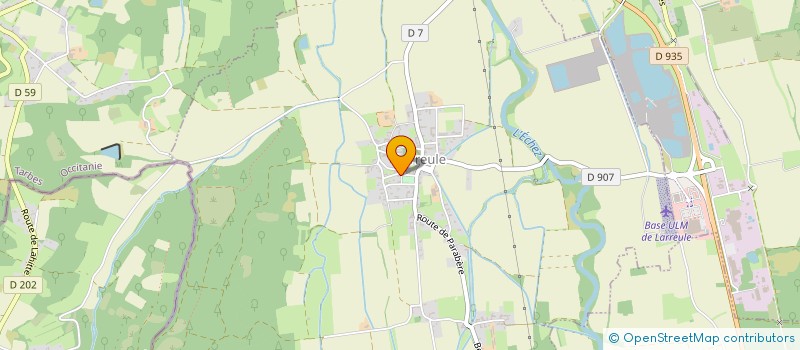 localisation de l'entreprise MONSIEUR DAMIEN DHUGUES  LARREULE