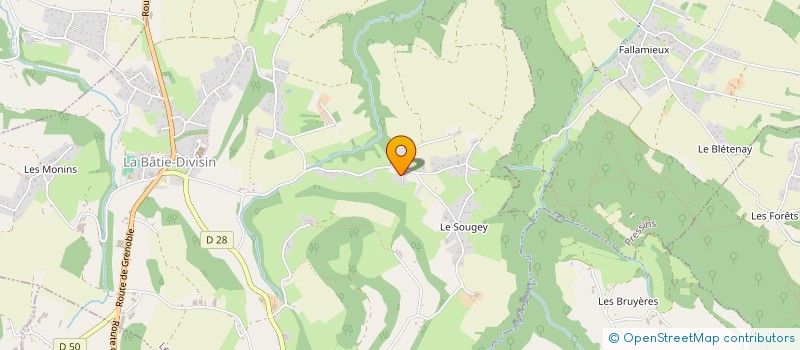 localisation de l'entreprise MONSIEUR DAMIEN DI NOIA  LES ABRETS-EN-DAUPHINE