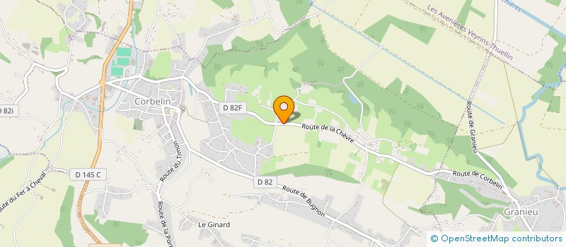 localisation de l'entreprise MONSIEUR DAMIEN DIDIER  CORBELIN