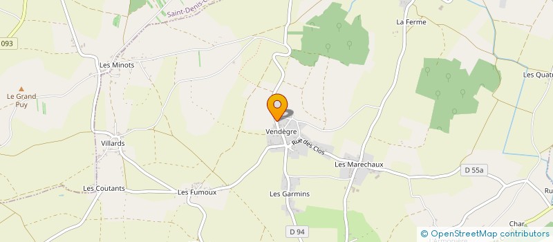 localisation de l'entreprise MONSIEUR DAMIEN DIEF  LUZILLAT