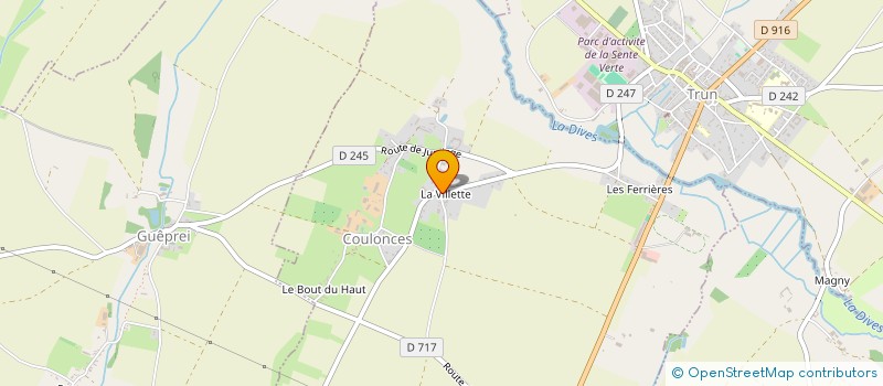 localisation de l'entreprise MONSIEUR DAMIEN DOLLEY à COULONCES