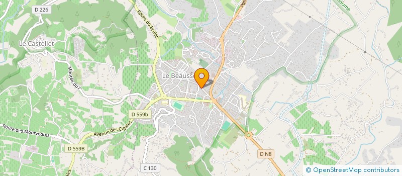 localisation de l'entreprise MONSIEUR DAMIEN DOLMAIRE  LE BEAUSSET