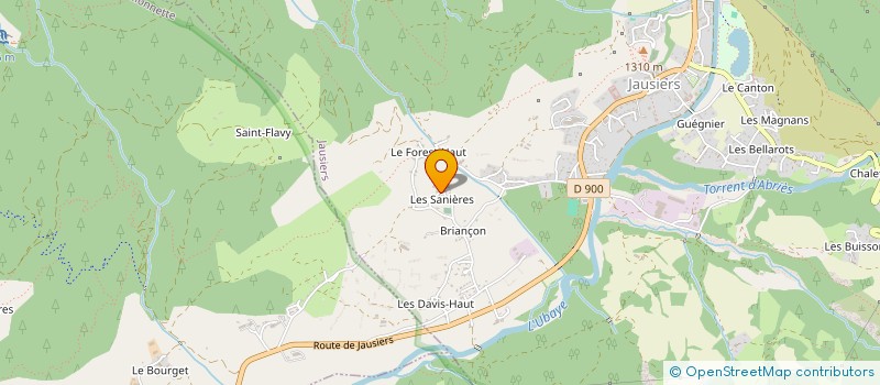 localisation de l'entreprise MONSIEUR DAMIEN DONNEAUD  JAUSIERS