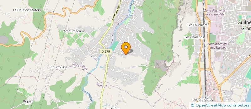 localisation de l'entreprise MONSIEUR DAMIEN DORNE  SAINT-PERAY