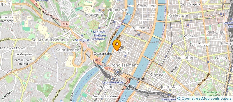 localisation de l'entreprise MONSIEUR DAMIEN DREVET  LYON