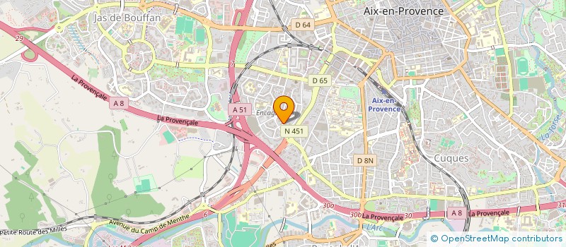 localisation de l'entreprise MONSIEUR DAMIEN DREYER à AIX-EN-PROVENCE