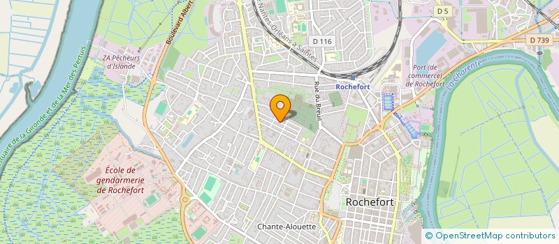 localisation de l'entreprise MONSIEUR DAMIEN DUBOC  ROCHEFORT
