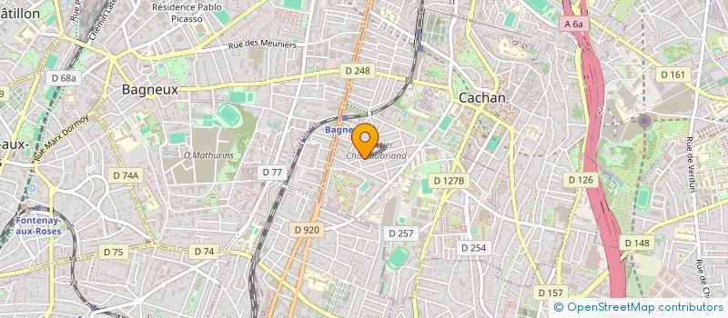 localisation de l'entreprise MONSIEUR DAMIEN DUBOIS à CACHAN