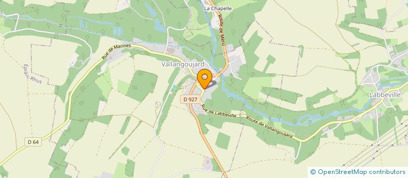 localisation de l'entreprise MONSIEUR DAMIEN DUBOURGUIER  VALLANGOUJARD