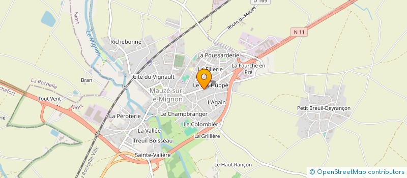 localisation de l'entreprise MONSIEUR DAMIEN DUBREUCQ à SAINT-HILAIRE-LA-PALUD