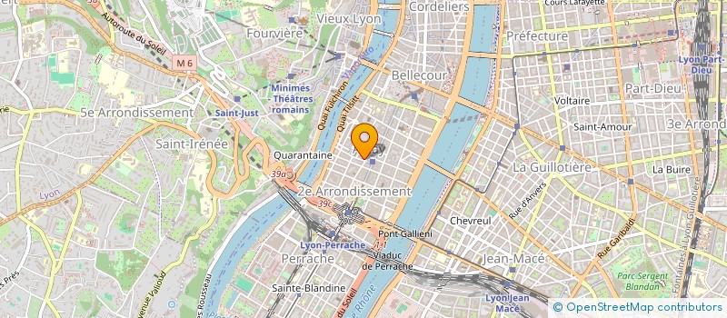 localisation de l'entreprise MONSIEUR DAMIEN DUCHET  LYON