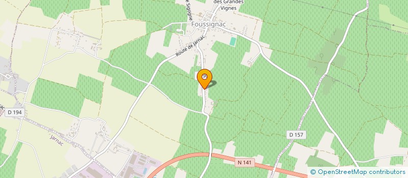 localisation de l'entreprise MONSIEUR DAMIEN DUDOGNON  FOUSSIGNAC