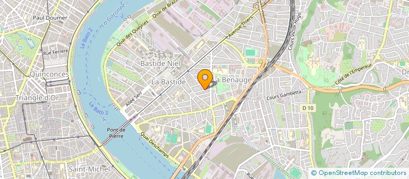 localisation de l'entreprise MONSIEUR DAMIEN DUFRENE  BORDEAUX