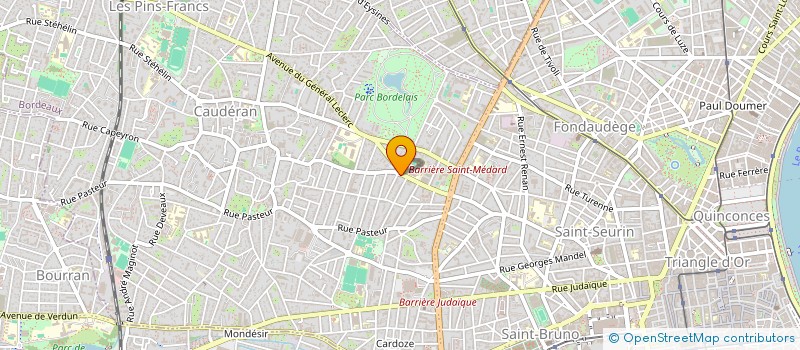 localisation de l'entreprise MONSIEUR DAMIEN DUFRENOT  BORDEAUX