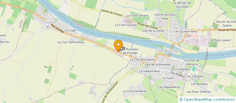 localisation de l'entreprise MONSIEUR DAMIEN DUMONT  TAVANT