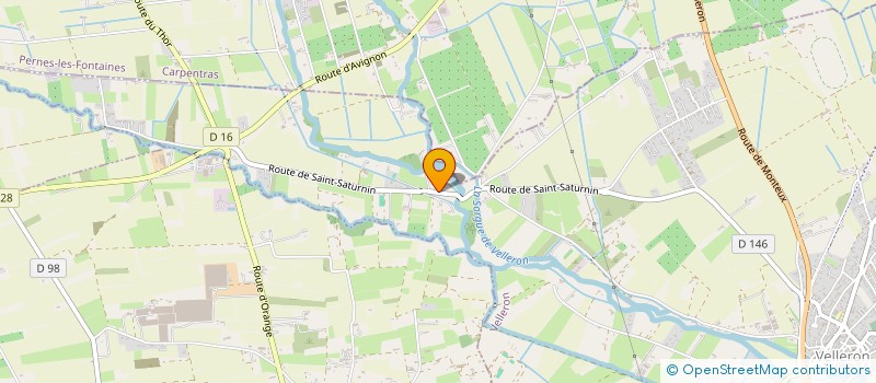 localisation de l'entreprise MONSIEUR DAMIEN DUMONT  VELLERON