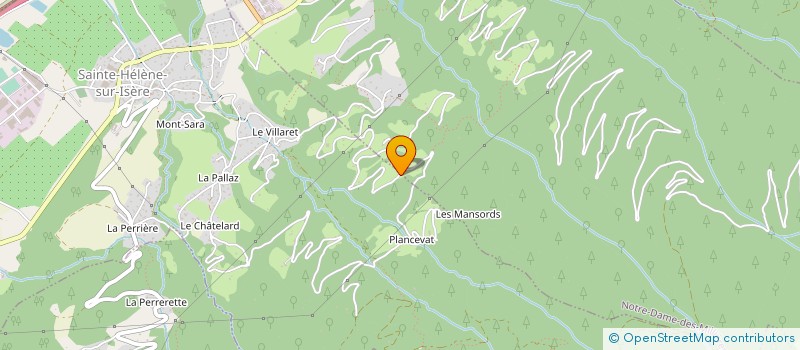localisation de l'entreprise MONSIEUR DAMIEN DUNAND à SAINTE-HELENE-SUR-ISERE