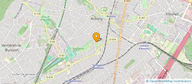 localisation de l'entreprise MONSIEUR DAMIEN DUPIN à ANTONY