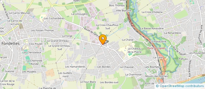 localisation de l'entreprise MONSIEUR DAMIEN DUPIN à FONDETTES