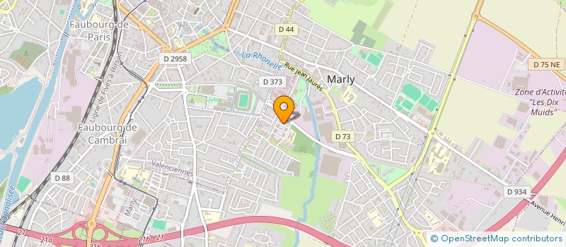 localisation de l'entreprise MONSIEUR DAMIEN DUPRIEZ  MARLY