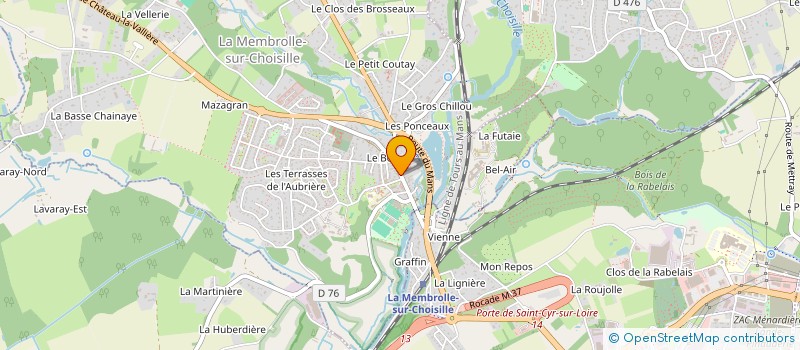 localisation de l'entreprise MONSIEUR DAMIEN DUPUY  MONTBAZON