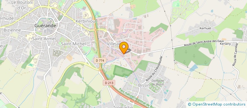 localisation de l'entreprise MONSIEUR DAMIEN DUPUY à GUERANDE